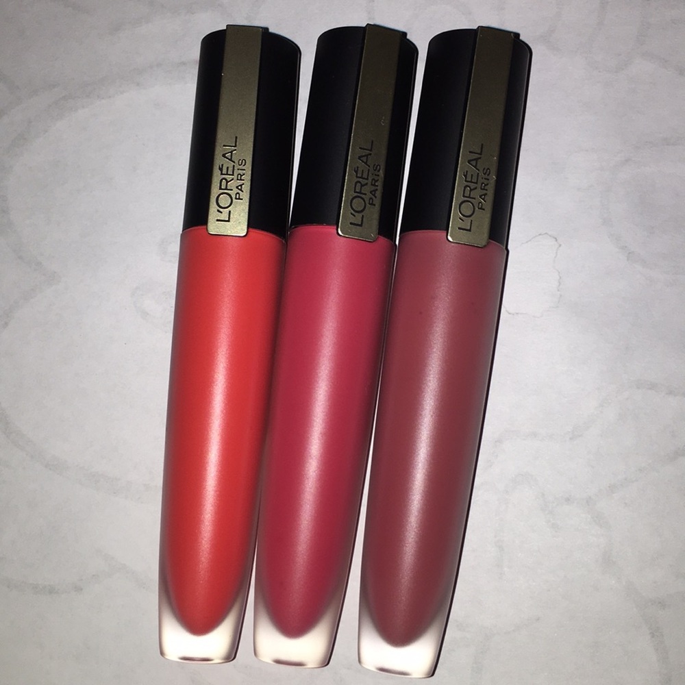 L’Oréal Paris matte lip color x 3
